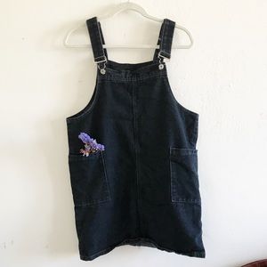 black denim dungaree VINTAGE RENEWAL